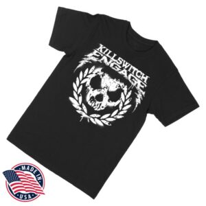 kenny Killswitch Engage Merch Skull Wreath Shirt Black1