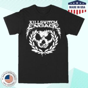 kenny Killswitch Engage Shop Store Merch Skull Wreath T Shirt Black