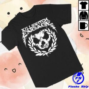 kenny Killswitch Engage Shop Store Merch Skull Wreath T Shirt Blacks