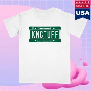 King Tuff Merch Shop Vt License Plate T-Shirt