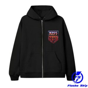 kenny Kiss Store Merch Kiss Army Landlocked In Vegas Zip Hoodie