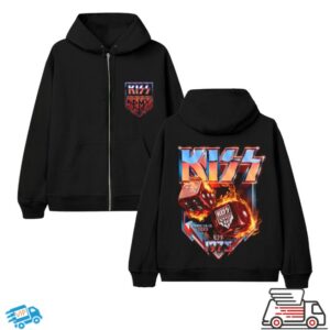 kenny Kiss Store Merch Kiss Army Landlocked In Vegas Zip Hoodiess