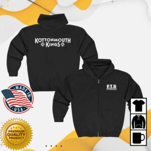 kenny Kottonmouth Kings Store Merch Kottonmouth Kings Ptb Records Full Zip Sweatshirtaa