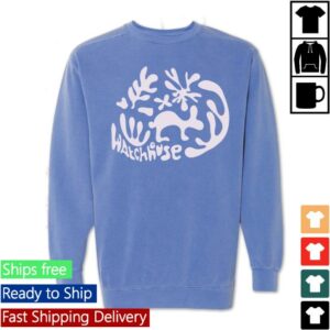kenny Kung Fu Merch Store Watchhouse Rabbit Flo Blu Crewneck Sweatshirt