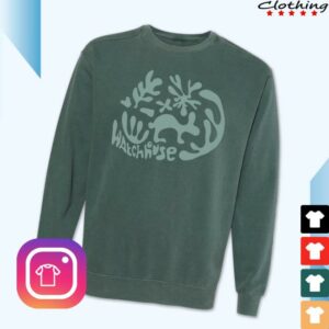 kenny Kung Fu Merch Store Watchhouse Rabbit Spruce Crewneck Sweatshirta