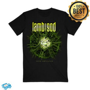 kenny Lamb Of God Store Merch Into Oblivion Burst Black Shirt