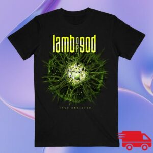 kenny Lamb Of God Store Merch Into Oblivion Burst Black Tee