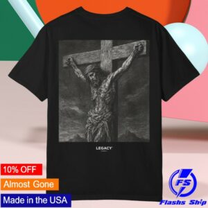 kenny Legacy Church Apparel Saved Not Soft Jesus Tee0