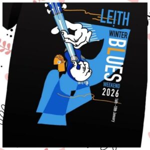 kenny Leith Winter Blues Weekend Shop Store Merch Leith Winter Blues Weekend 2026 Limited Edition T Shirtw