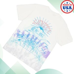 kenny Levity Merch Store Lasership Tour Control Panel Tee In Flood Tie Dyes