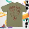 kenny Linkin Park Merch Arch Repeat Light Olive Tee