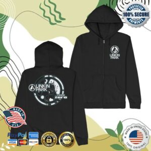 kenny Linkin Park Merch Fz Logo Swirl Black Hoodie0