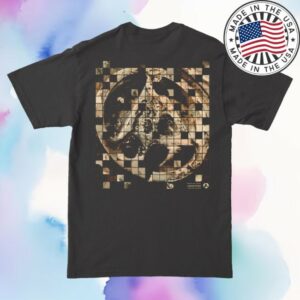 kenny Linkin Park Merch Fz Tile Glitch Graphite Black Tee0