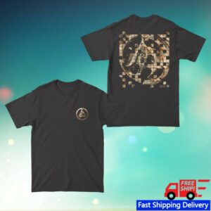 kenny Linkin Park Merch Fz Tile Glitch Graphite Black Tee1