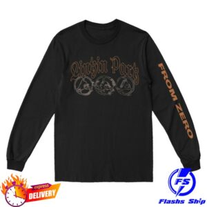 kenny Linkin Park Merch Lp Swept Black Holiday Ls Tee