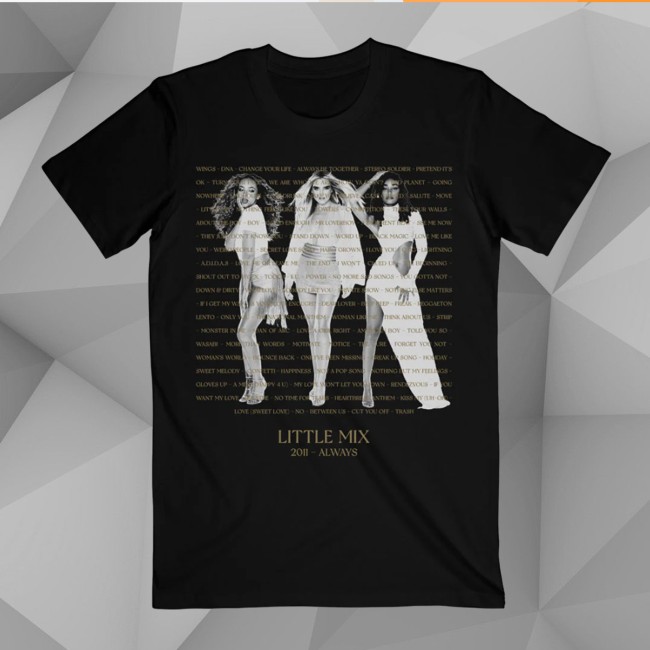 Little Mix Merrch Store Little Mix Always Black Shirt 2 Little Mix Merrch Store Little Mix Always Black Shirt