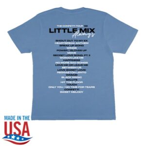 Little Mix Merrch Store Little Mix Always Tracklist Shirt