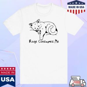 kenny Lookhuman Merch Store Rage Consumes Me Kitten T Shirt