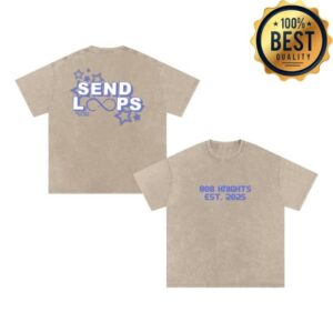 kenny Louis Romani Merch Store 808 Knights Send Loops T Shirtaa