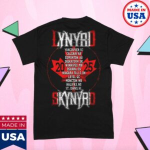 Lynyrd Skynyrd Merch Store Canada 2025 Tour Shirt