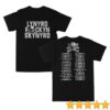 Lynyrd Skynyrd Merch Store Lfs Black Tour Shirt