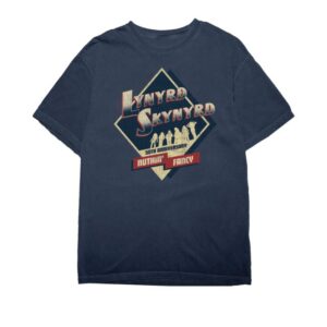 Lynyrd Skynyrd Merch Store Nuthin Navy Shirt