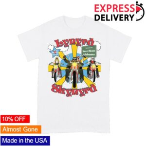 Lynyrd Skynyrd Merch Store Road Trippin White Shirt