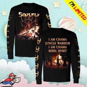 kenny Maximum Cavalera Merch Store Soulfly Chama Long Sleevess