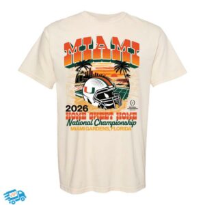 kenny Miami Team Store Merch Shop Something Inked Miami Hurricanes Cream 2026 National Championship Sunset Home Sweet Home T Shirt kenny Miami Team Store Merch Shop Something Inked Miami Hurricanes Cream 2026 National Championship Sunset Home Sweet Home T Shirt
