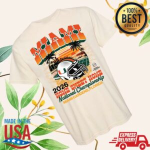 kenny Miami Team Store Merch Shop Something Inked Miami Hurricanes Cream 2026 National Championship Sunset Home Sweet Home T Shirts kenny Miami Team Store Merch Shop Something Inked Miami Hurricanes Cream 2026 National Championship Sunset Home Sweet Home T Shirts