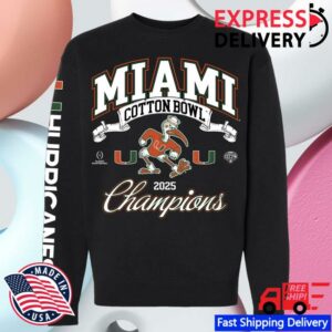 kenny Miamihts Merch Shop Store Something Inked Miami Hurricanes Black College Football Playoff Bowl Champions Crew