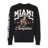 kenny Miamihts Merch Store Something Inked Miami Hurricanes Black College Football Playoff Cotton Bowl Champions Crew