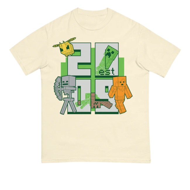 Minecraft Merch Store Minecraft Est. 2009 Stacked Shirt 3 Minecraft Merch Store Minecraft Est. 2009 Stacked Shirt