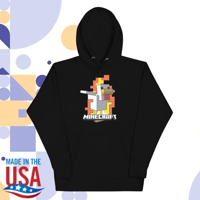 Minecraft Merch Store Minecraft Fire Chicken Hoodie 2 Minecraft Merch Store Minecraft Hoodie Fire Chicken
