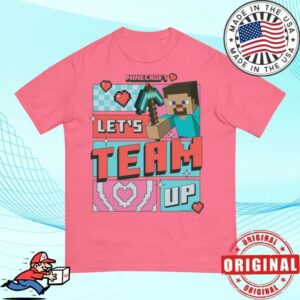 Minecraft Merch Store Minecraft Let's Team Up Shirt