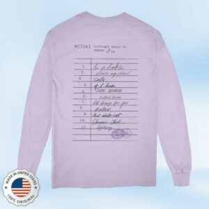 kenny Mitski Merch Store Library Stamp Long Sleeve Tee