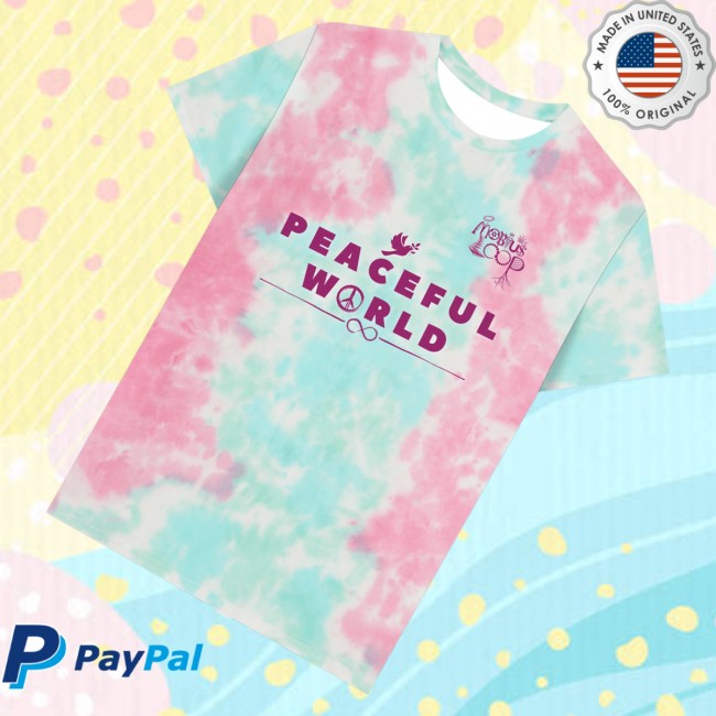 Mobius Loop Merch Shop Peaceful World Tee 3 Mobius Loop Merch Shop Peaceful World Tee