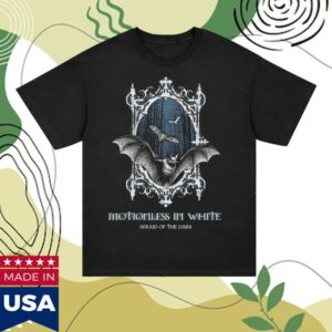 Motionless In White Merch Shop Afraid Of The Dark Bat T-Shirt