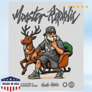 kenny Musinsa Store Merch Street Swag Santa Gray Sweatshirt