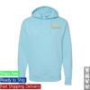 Nateland Merch Store Big Dumb Eyes Tour Aqua Blue Pullover Hoodie
