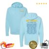 Nateland Merch Store Big Dumb Eyes Tour Aqua Blue Pullover Hoodie