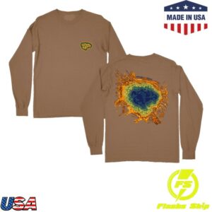 kenny Nature Backs Merch Store Grand Prismatic Springs Long Sleevess