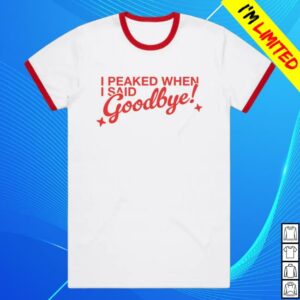 kenny Neriah Merch I Peaked When I Said Goodbye