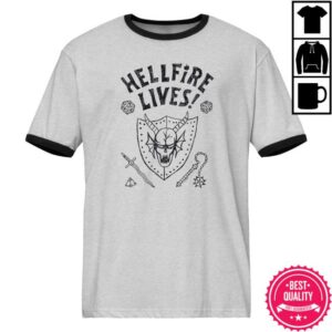kenny Netflix Merch Shop Store Stranger Things Hellfire Lives Ringer T Shirt
