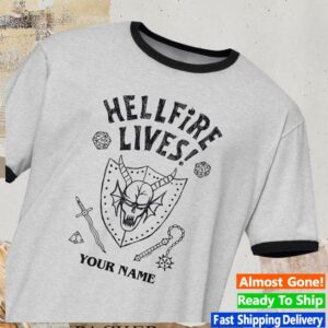 kenny Netflix Merch Shop Stranger Things Hellfire Lives Personalized Ringer T Shirte kenny Netflix Merch Shop Stranger Things Hellfire Lives Personalized Ringer T Shirte