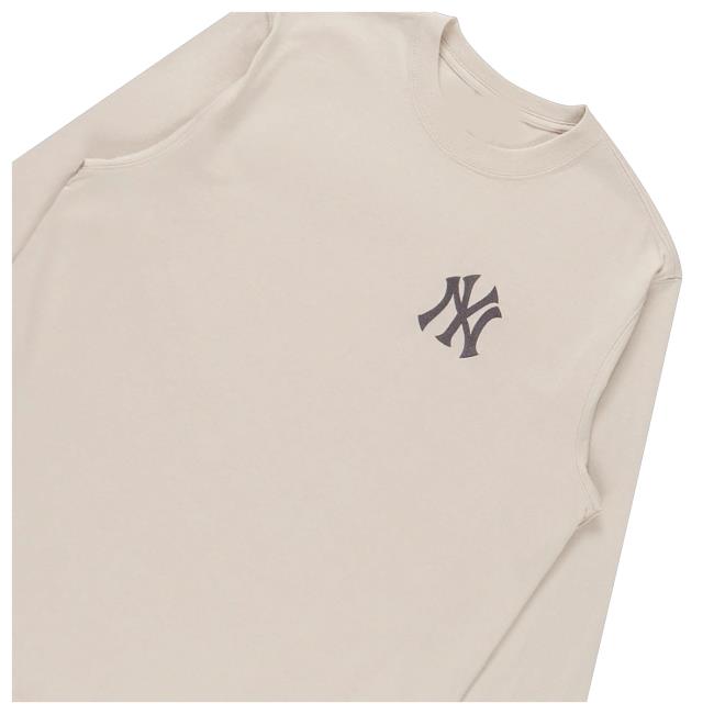 New Era Cap Merch Shop Store New York Yankees Color Era Vintage Stone Long Sleeve T-Shirt - Graphic Design Prints