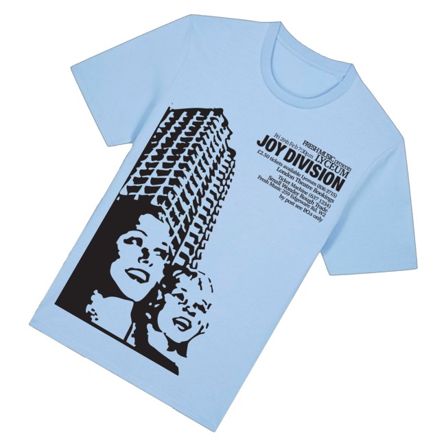 New Order Merch Joy Division Lyceum T-Shirt 3 New Order Merch Joy Division Lyceum T-Shirt