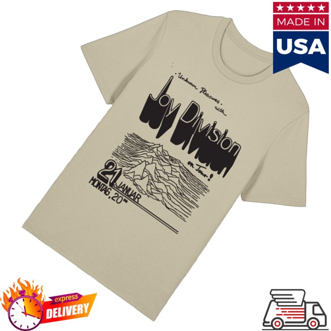 New Order Merch Joy Division On Tour T-Shirt 3 New Order Merch Joy Division On Tour! T-Shirt