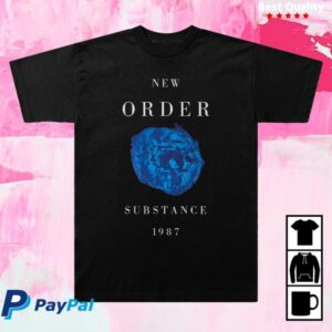 New Order Merch Substance '87 Black T-Shirt