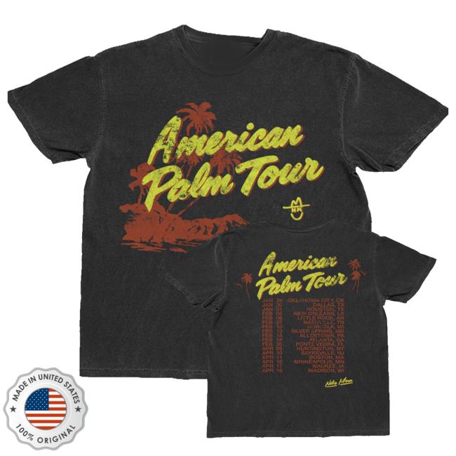 Niko Moon Store Merch Shop 2026 American Palm Dateback Spring Tour 3 Niko Moon Store Merch Shop 2026 American Palm Dateback Spring Tour Tee